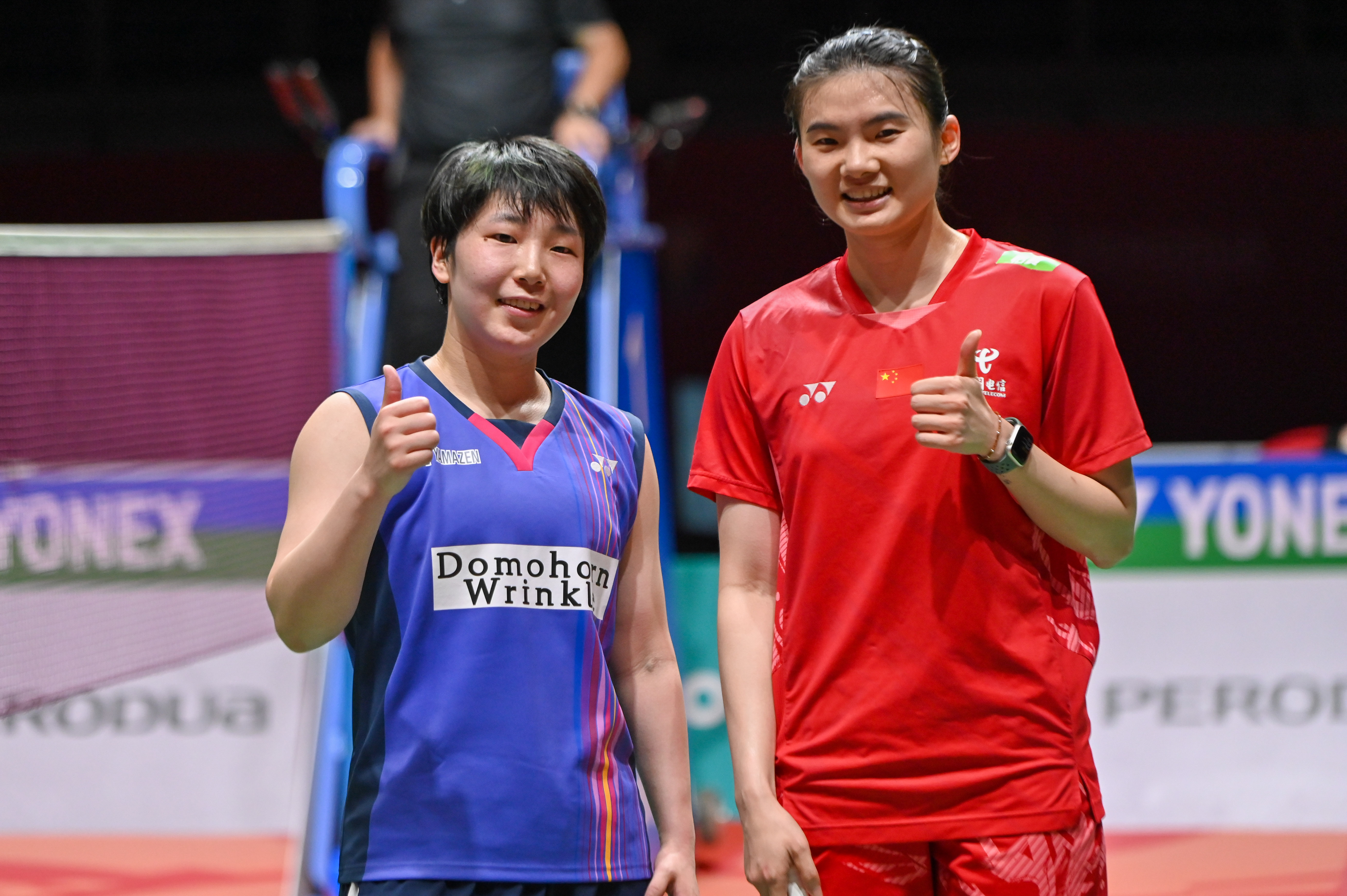 包含韩国羽毛球队强势马来西亚羽毛球队，马琳关键制胜的词条