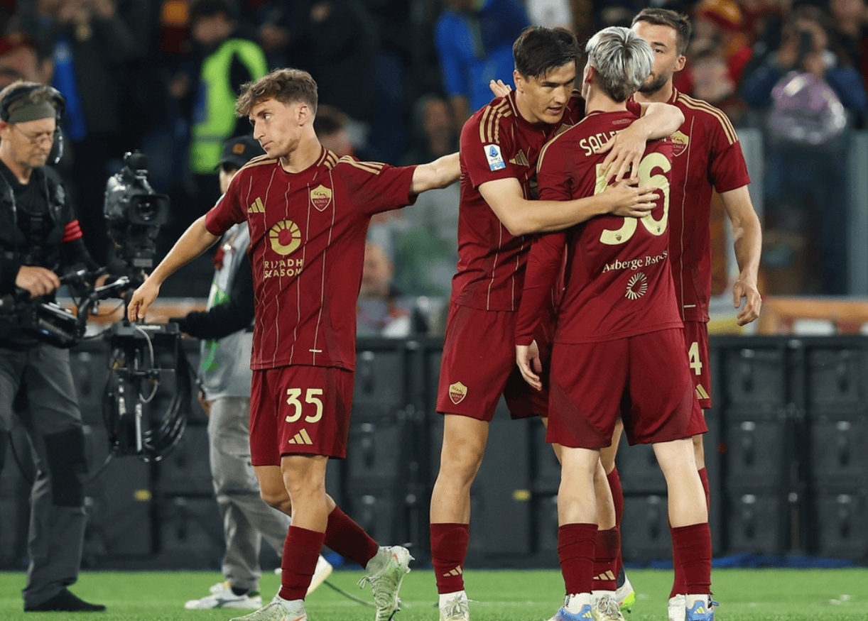 包含罗马势不可挡，继续领跑意甲积分榜的词条